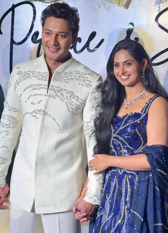 Prince Cecil And Sai Pratima Machiraju Wedding Reception Viral Photos15