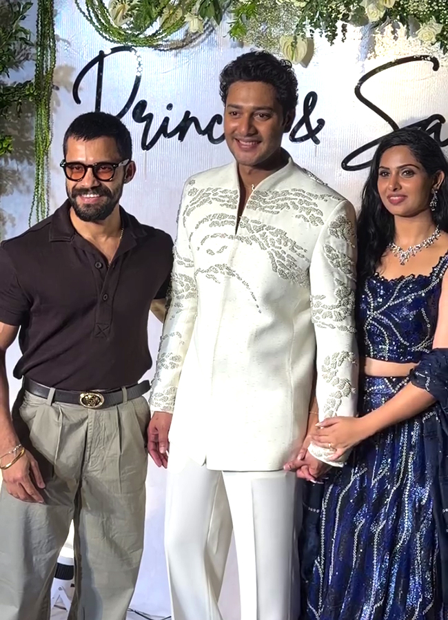 Prince Cecil And Sai Pratima Machiraju Wedding Reception Viral Photos4