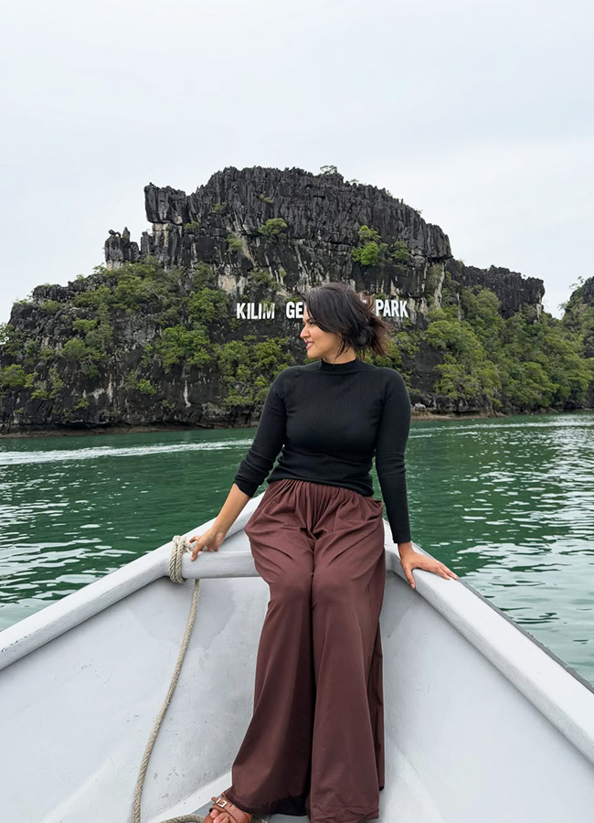 Actress Aparna Malaysia Trip with Her Husband Photos11