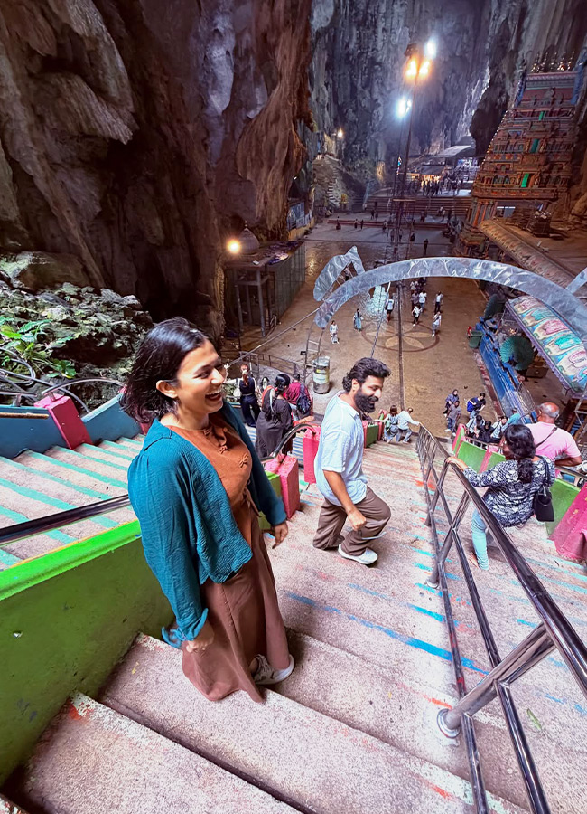 Actress Aparna Malaysia Trip with Her Husband Photos2
