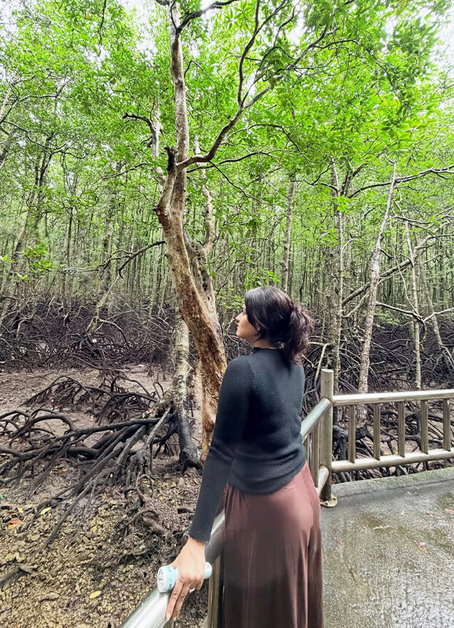 Actress Aparna Malaysia Trip with Her Husband Photos3
