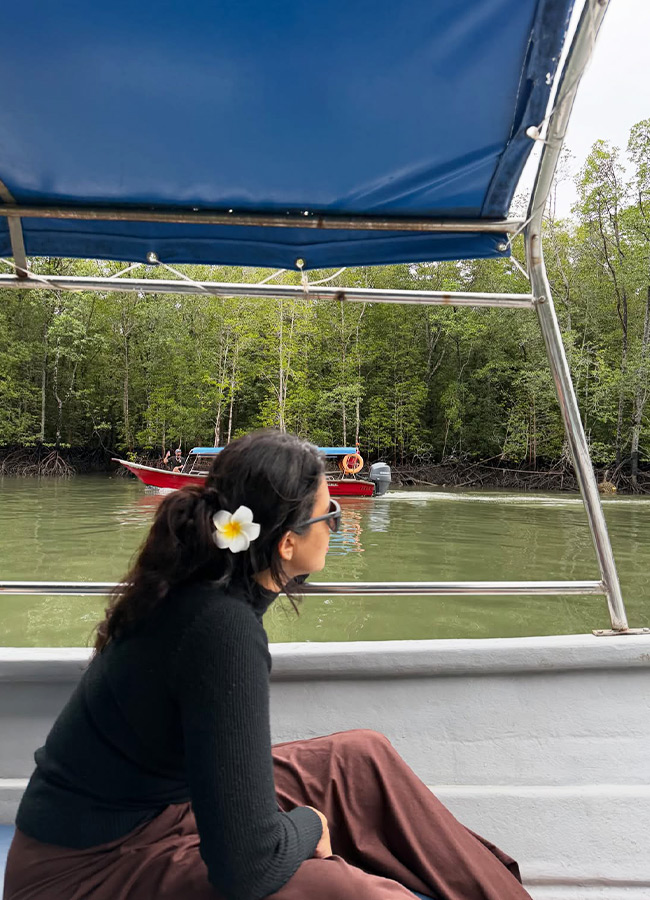 Actress Aparna Malaysia Trip with Her Husband Photos5