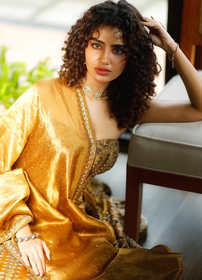 Anupama Parameswaran Shines Like Gold Photos8