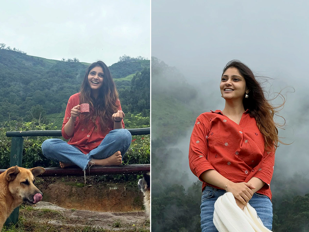 Heroine Rahasya Gorakh Chills Amidst the Lush Green Hills Photos1