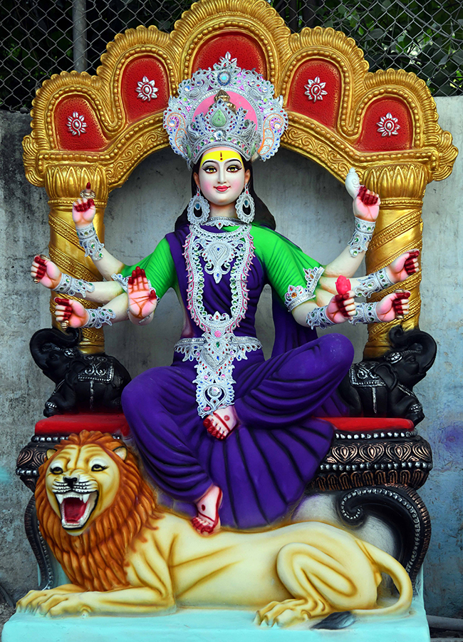 Durga Idols Immersion in Hyderabad HD Photos11