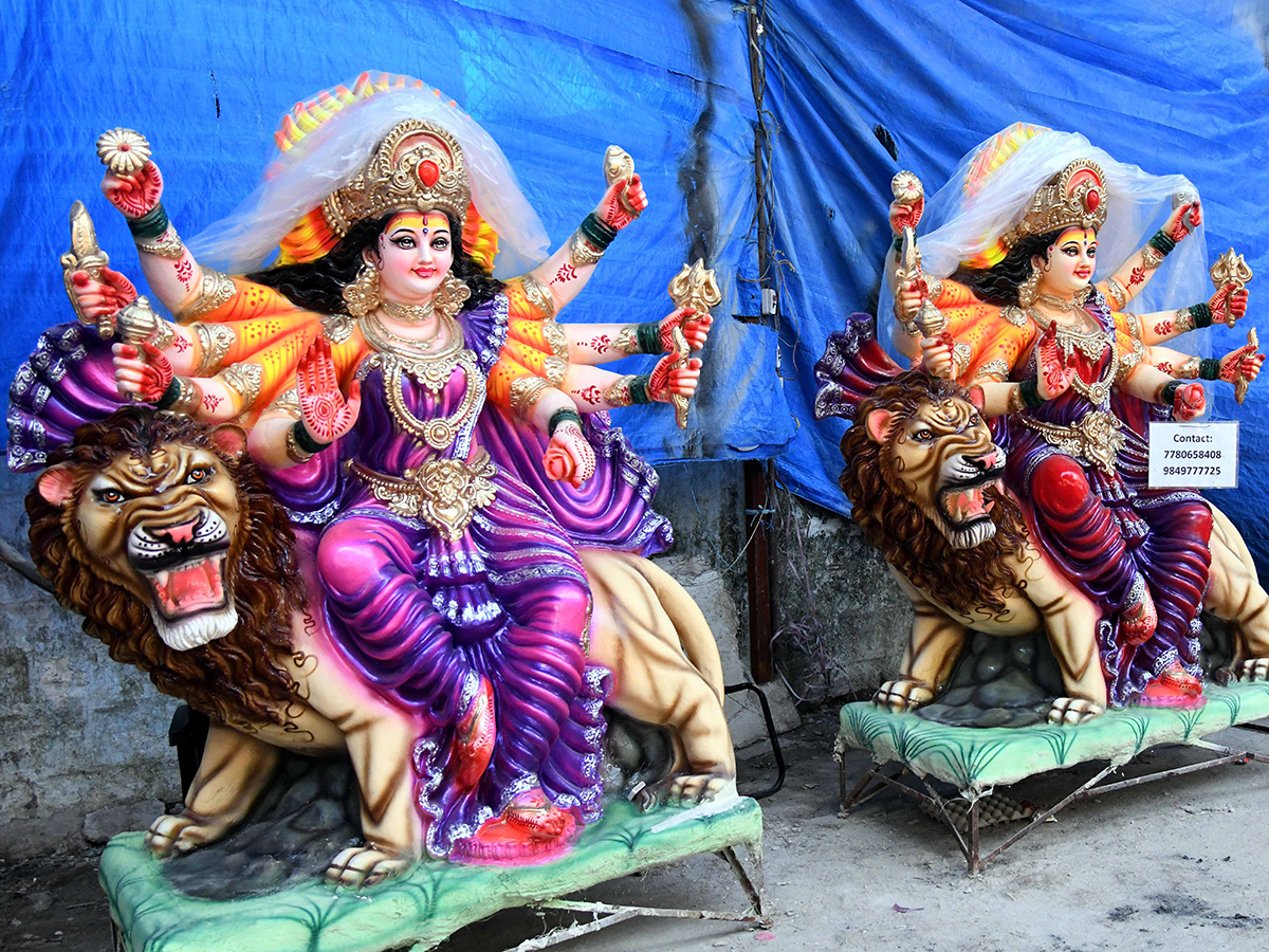Durga Idols Immersion in Hyderabad HD Photos5