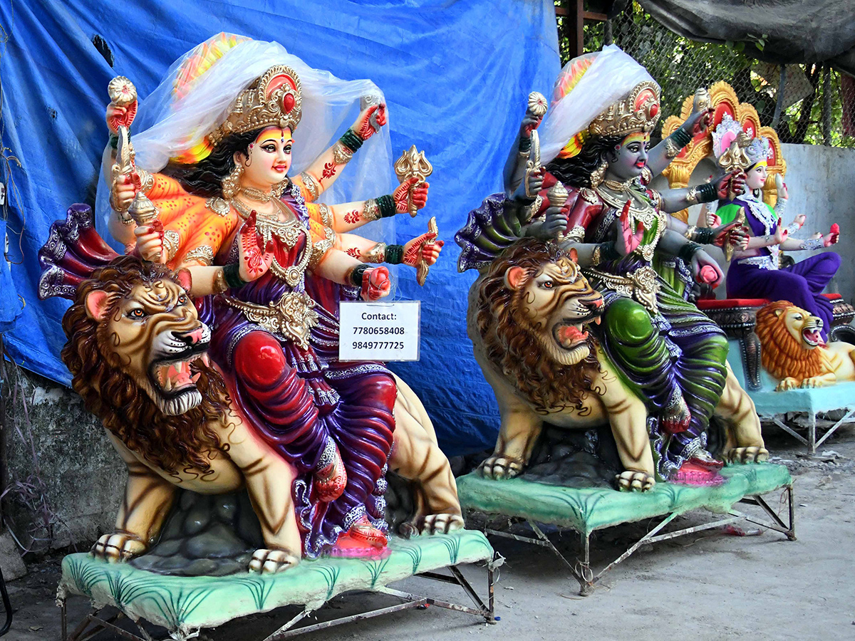 Durga Idols Immersion in Hyderabad HD Photos6