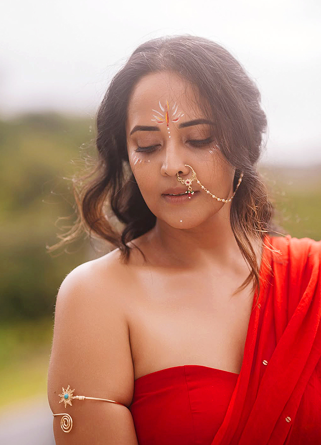 Anasuya Dazzles as Radha for Sri Krishnashtami Celebrations15
