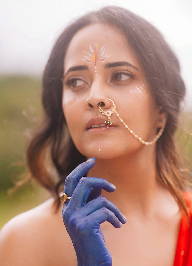 Anasuya Dazzles as Radha for Sri Krishnashtami Celebrations16