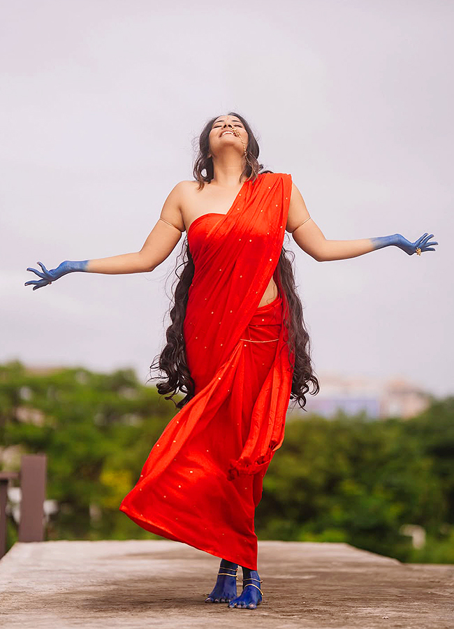 Anasuya Dazzles as Radha for Sri Krishnashtami Celebrations4