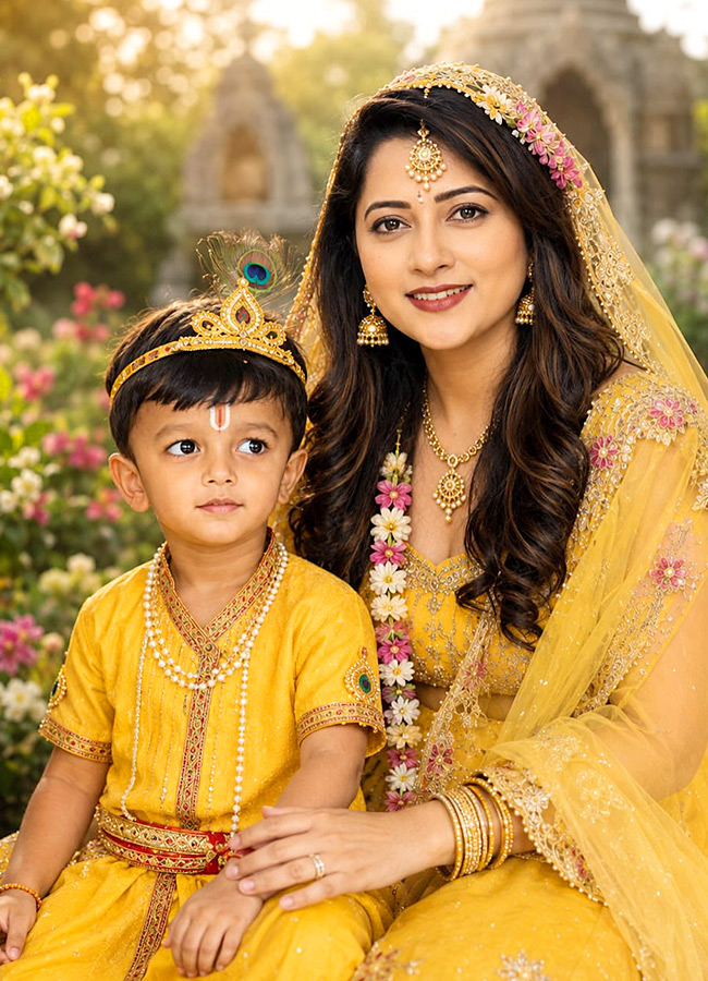 Krishna Ashtami Celebrations Here How Tollywood Celebrities Kids Celebrated11