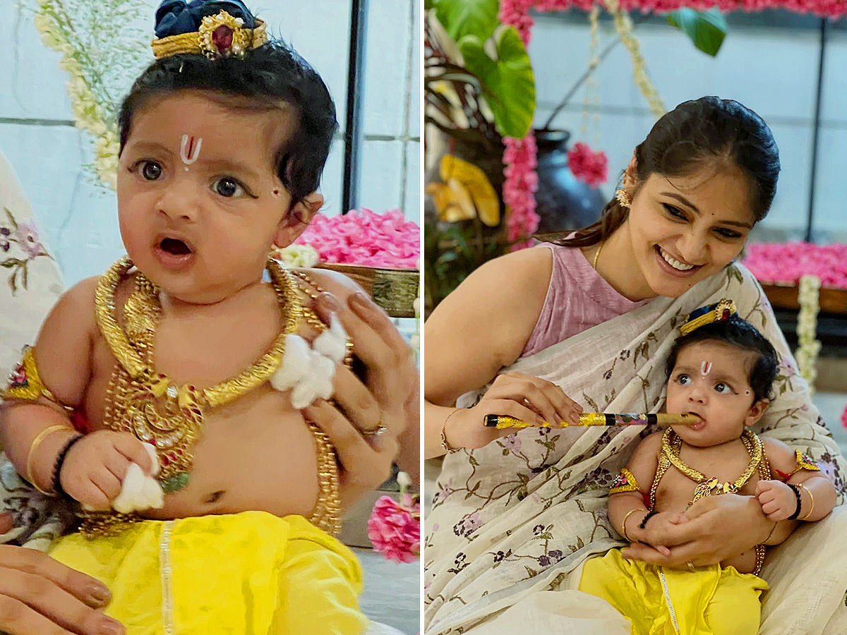 Kiran Abbavaram Son Celebrates Krishna Ashtami in Style1