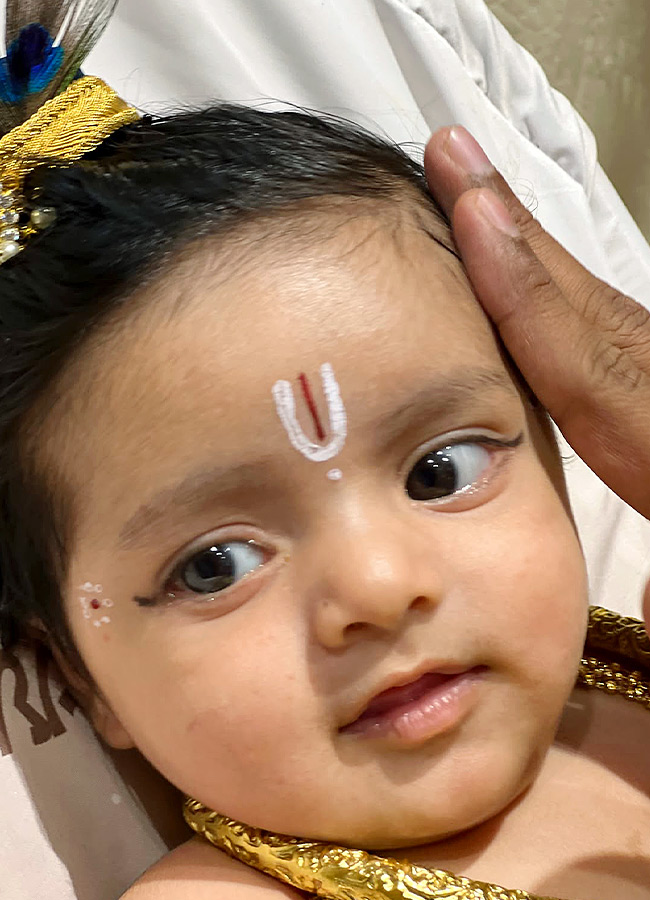 Kiran Abbavaram Son Celebrates Krishna Ashtami in Style2