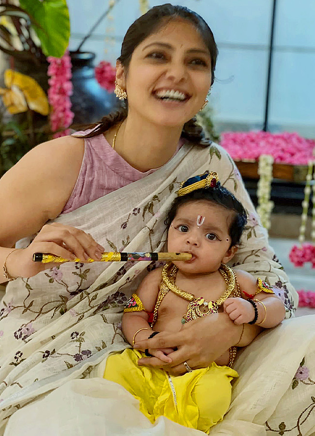 Kiran Abbavaram Son Celebrates Krishna Ashtami in Style3