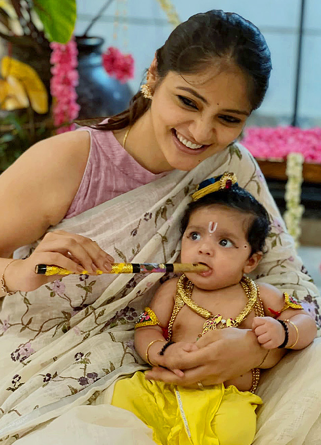 Kiran Abbavaram Son Celebrates Krishna Ashtami in Style6