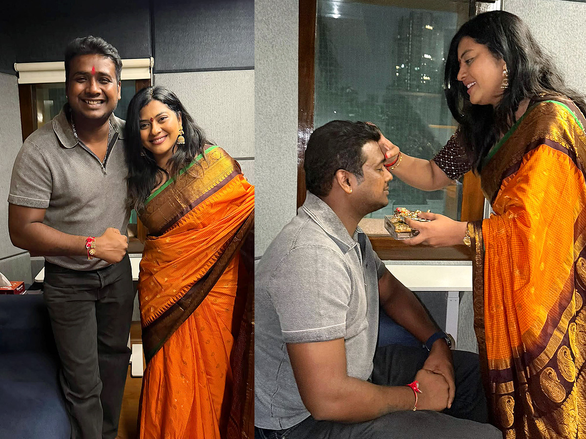 Singer Sameera Ties Rakhi to Rahul Sipligunj Heartwarming Raksha Bandhan Moments1