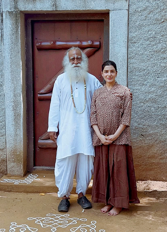 Samantha’s Spiritual Journey with Sadhguru.. Photos4