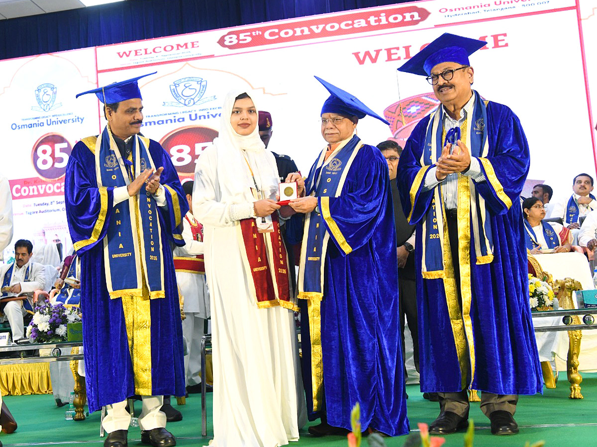 Osmania University Hosts Grand 85th Convocation Photos10