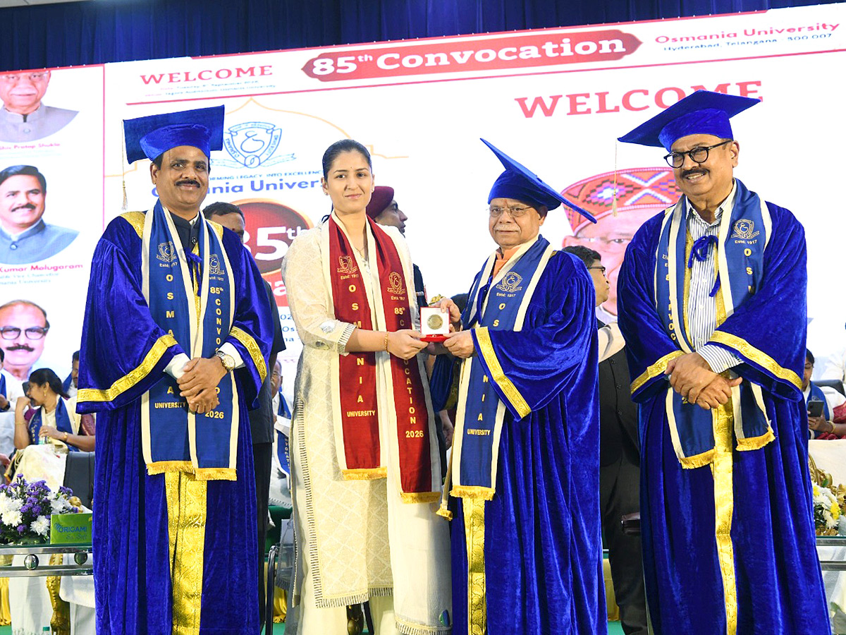 Osmania University Hosts Grand 85th Convocation Photos11