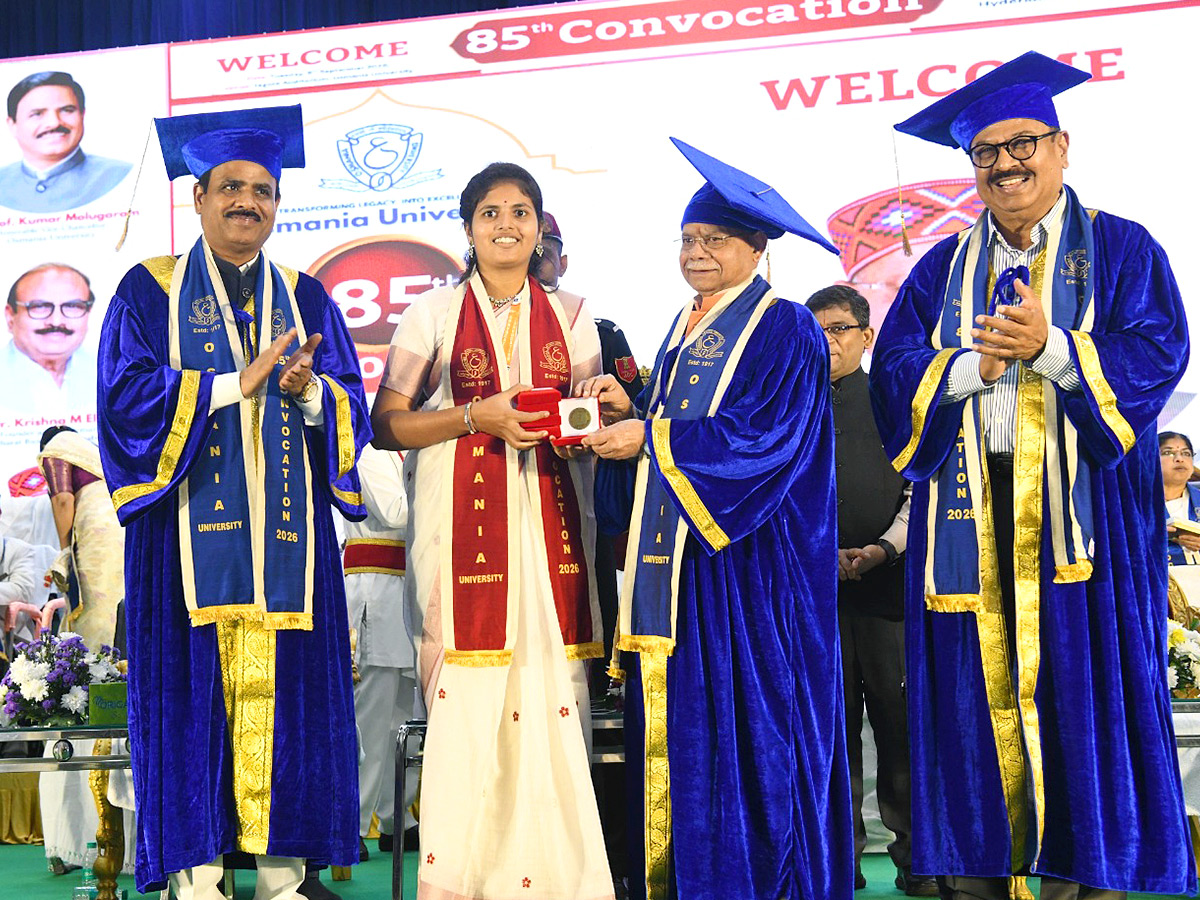 Osmania University Hosts Grand 85th Convocation Photos12