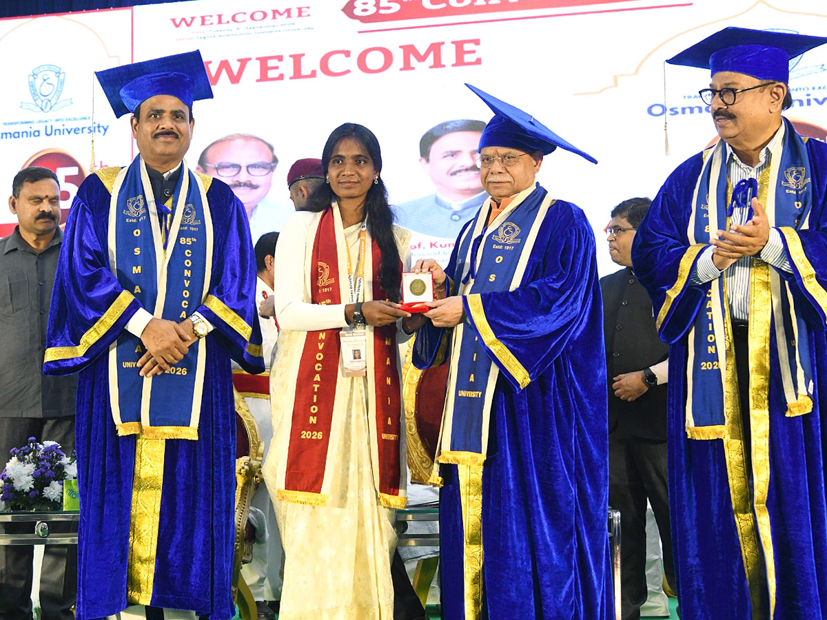 Osmania University Hosts Grand 85th Convocation Photos13