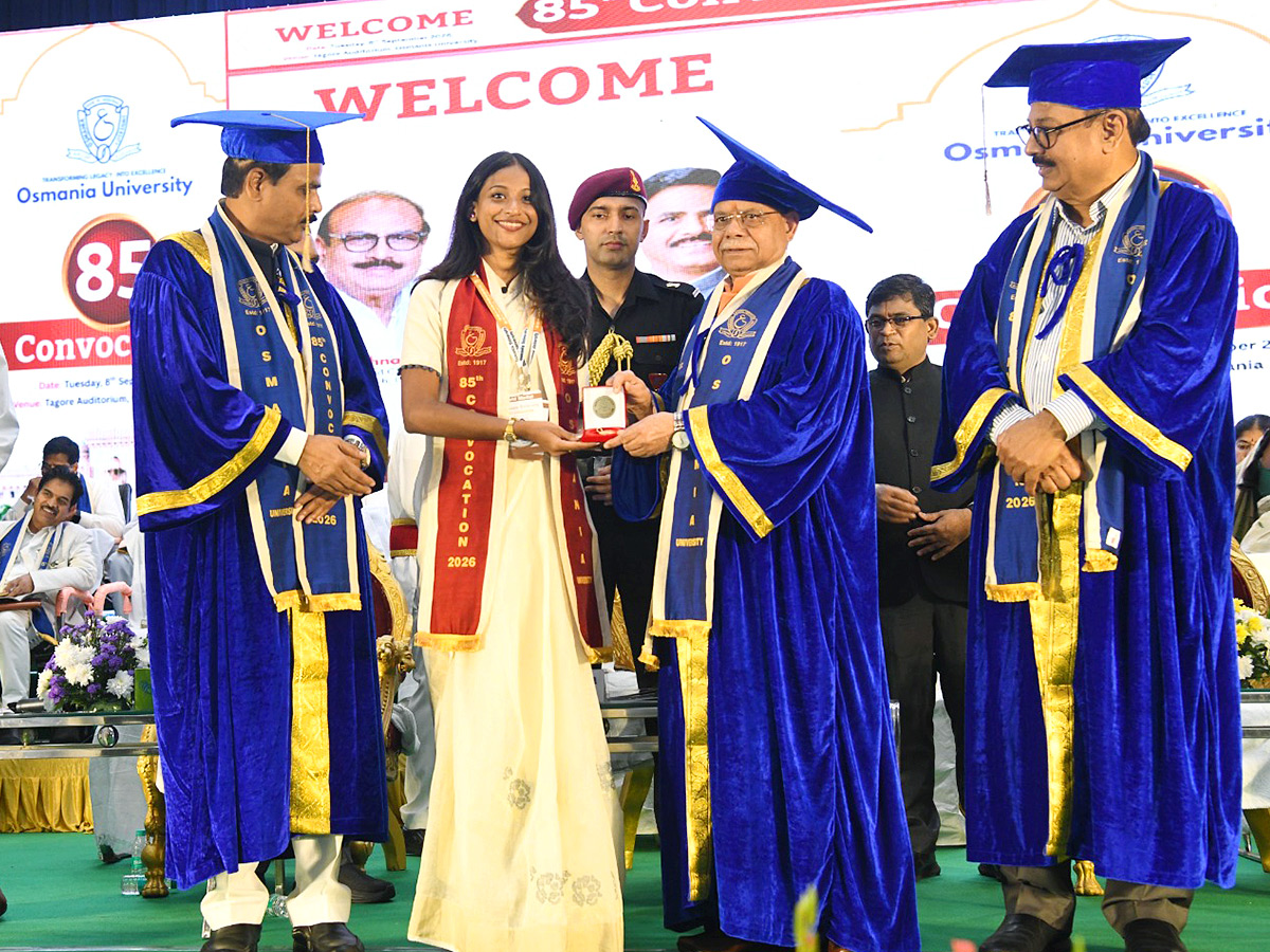 Osmania University Hosts Grand 85th Convocation Photos14