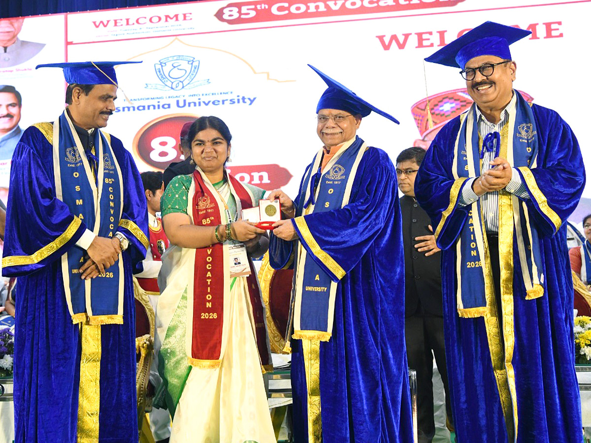 Osmania University Hosts Grand 85th Convocation Photos15