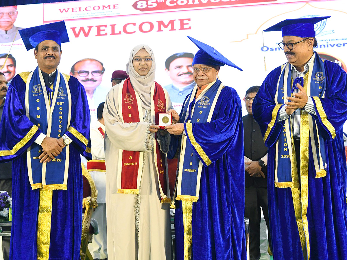 Osmania University Hosts Grand 85th Convocation Photos16