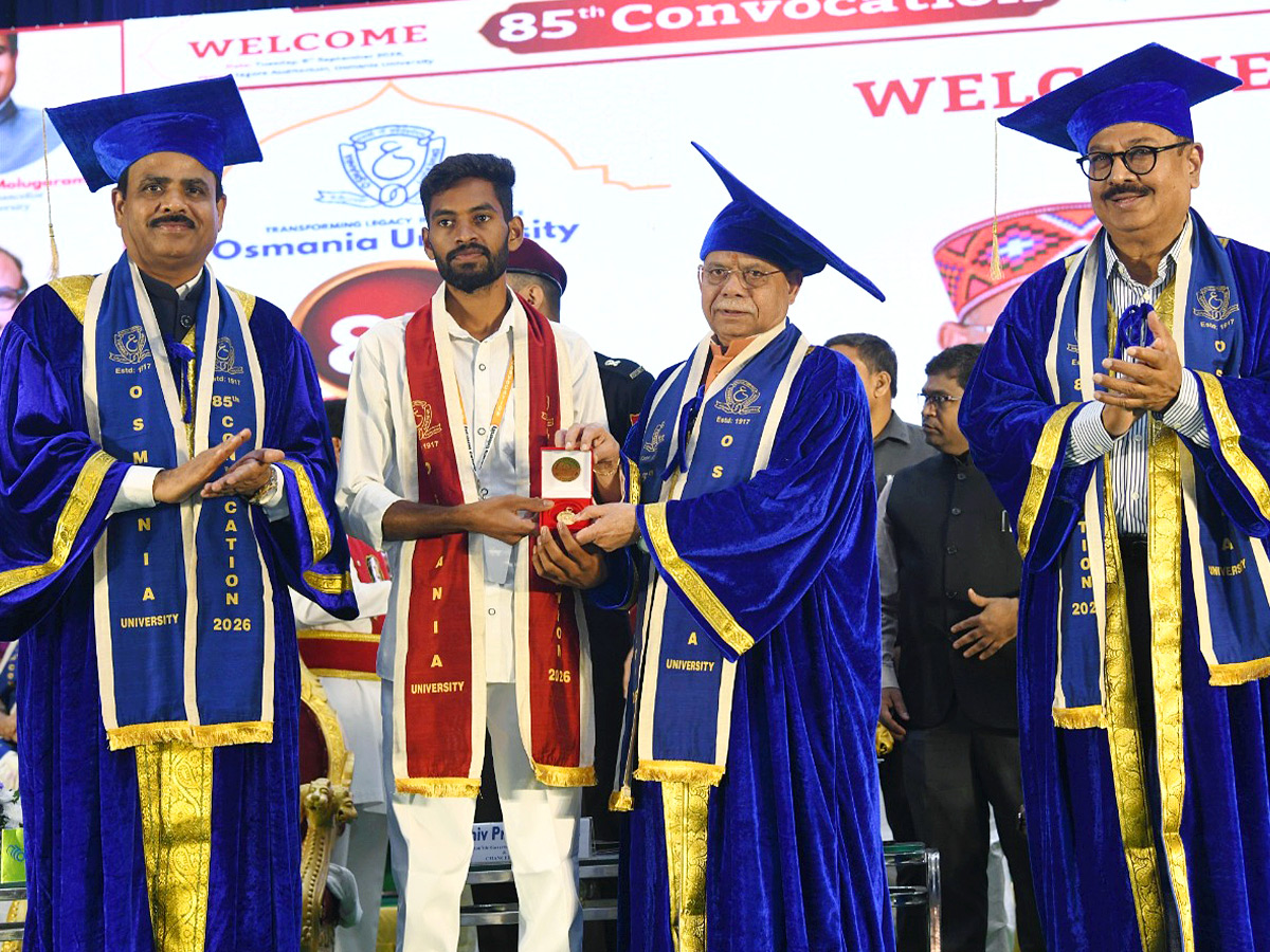 Osmania University Hosts Grand 85th Convocation Photos17