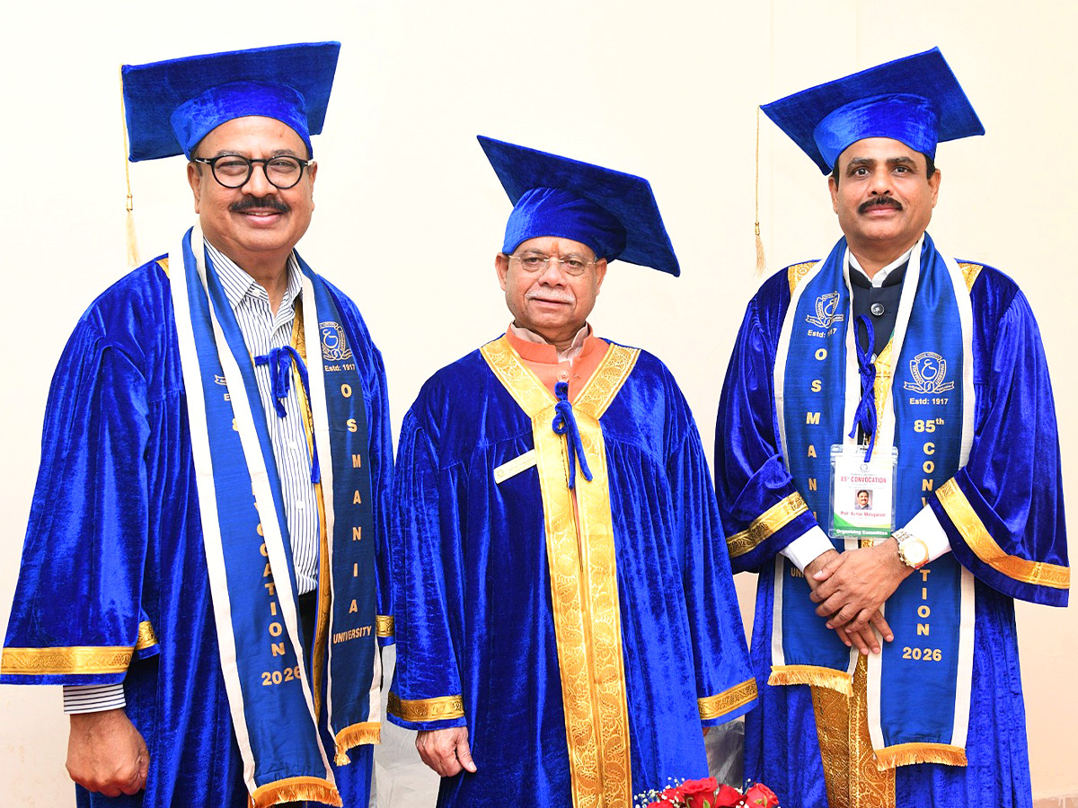 Osmania University Hosts Grand 85th Convocation Photos2