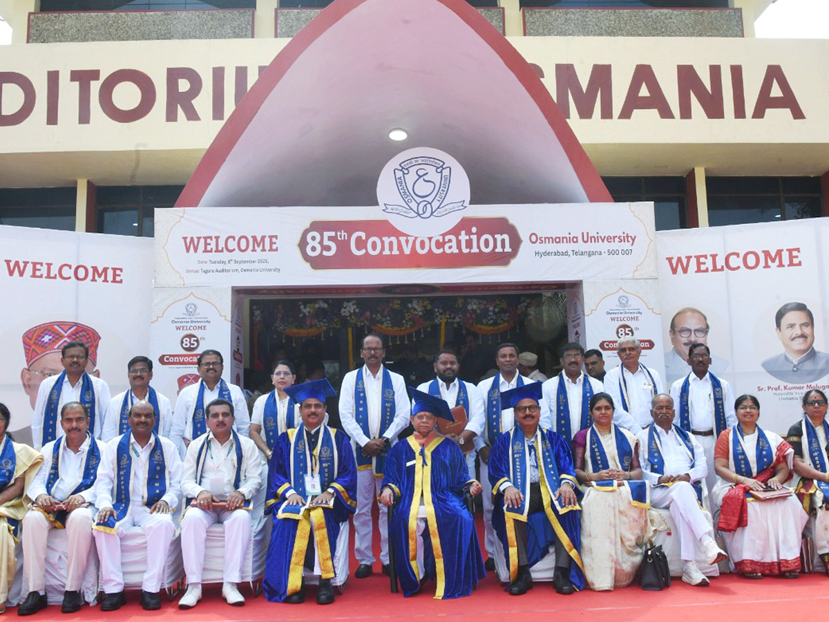 Osmania University Hosts Grand 85th Convocation Photos21