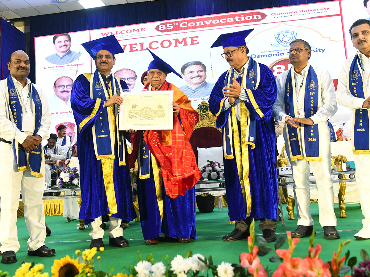 Osmania University Hosts Grand 85th Convocation Photos3