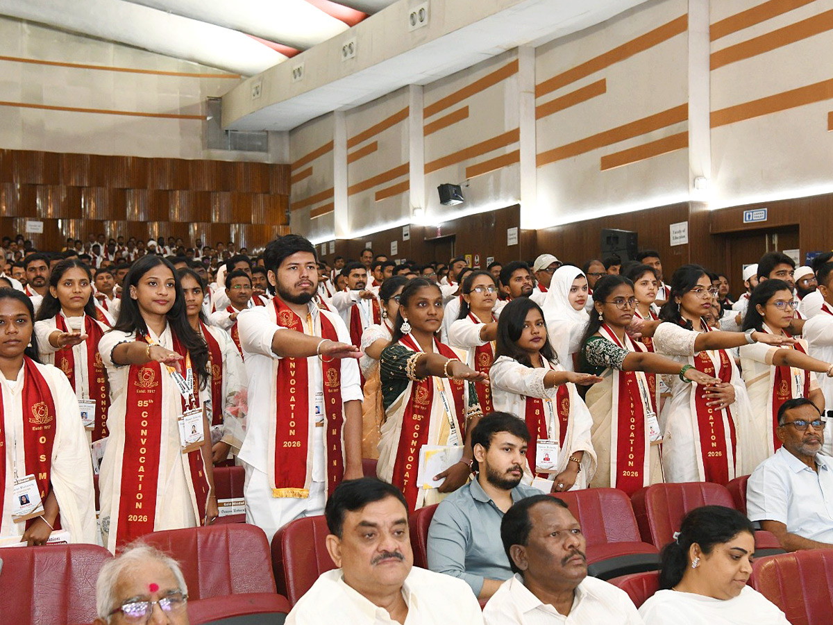 Osmania University Hosts Grand 85th Convocation Photos4