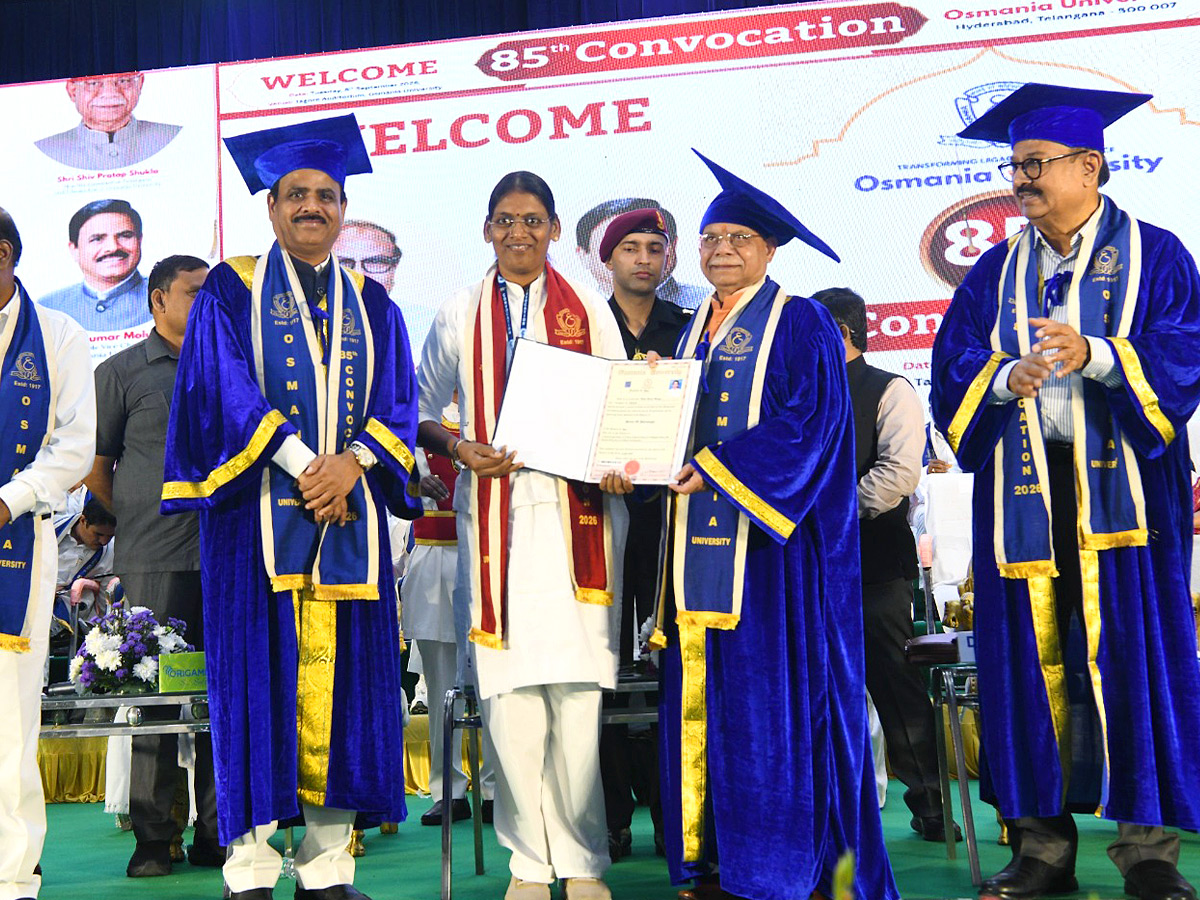 Osmania University Hosts Grand 85th Convocation Photos9