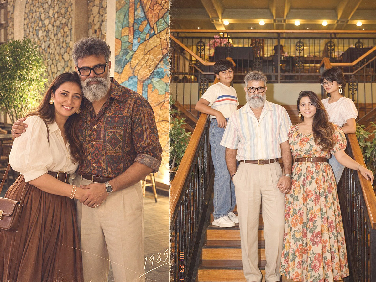 Sukumar With His Wife.. Stunning In 80's Retro Look (Photos)1