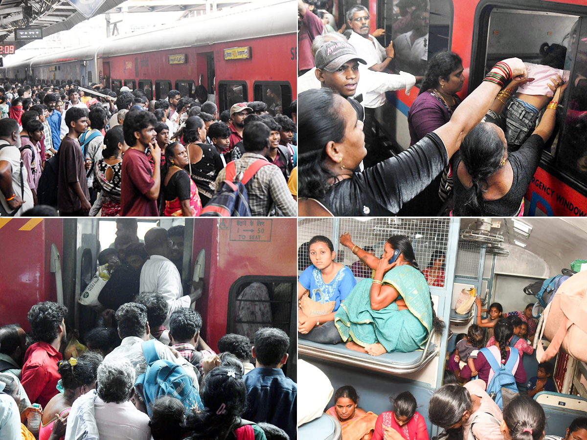 Dasara Holidays Trigger Heavy Railway Rush1