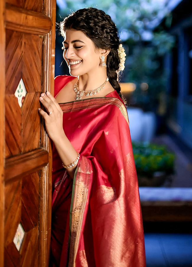 Anandhi Stuns in a Traditional Silk Saree: Photos12