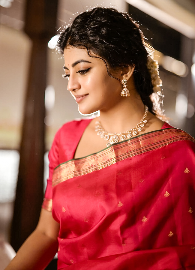 Anandhi Stuns in a Traditional Silk Saree: Photos10