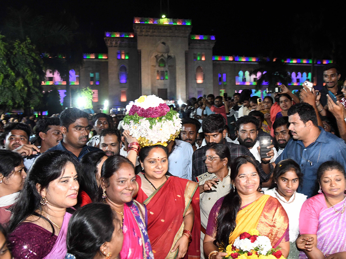 Kalvakuntla Kavitha Bathukamma Celebrations in 2026 Osmania University2