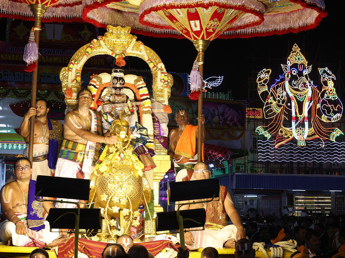 Dussehra 2026 : Hamsa Vahanam Seva in Tirumala HD Photos2