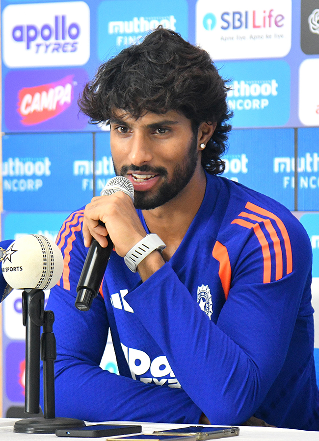 Tilak Varma Press Meet : India vs West Indies Hyderabad Uppal Stadium4