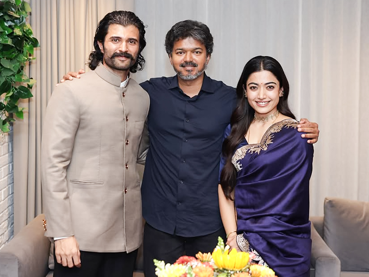Vijay Deverakonda and Rashmika Mandanna Meets CM Vijay2