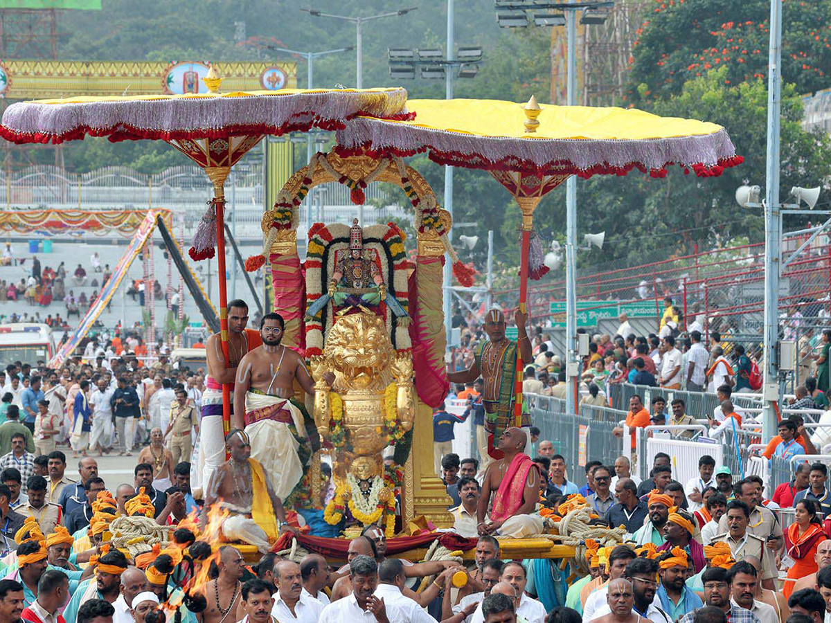 Simha vahana Sri Vari Bramotsavams at Tirumala1