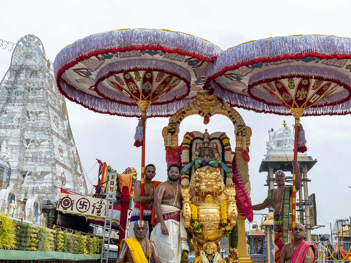 Simha vahana Sri Vari Bramotsavams at Tirumala2