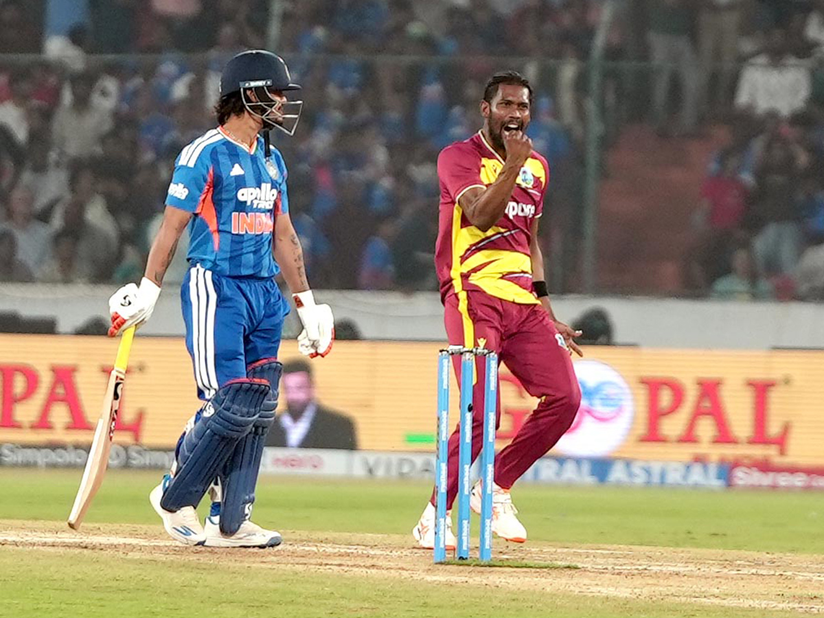 Fourth T20 Cricket match between India and West Indies in Hyderabad13