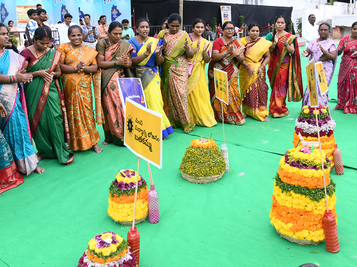 Bathukamma Celebrations at Nampally Public Gardens16