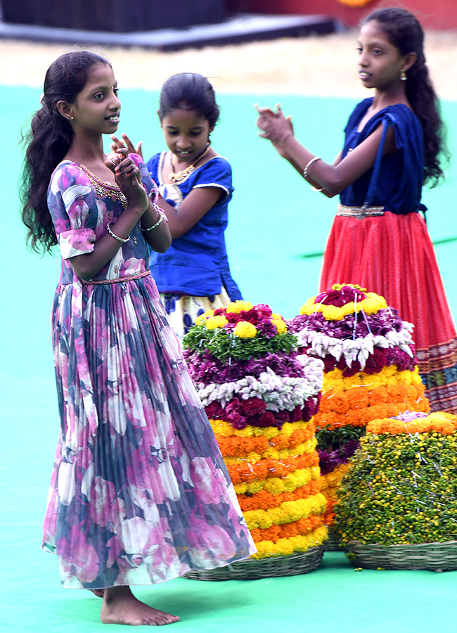 Bathukamma Celebrations at Nampally Public Gardens22