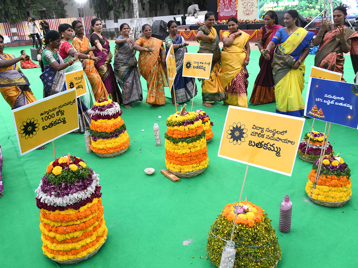 Bathukamma Celebrations at Nampally Public Gardens5