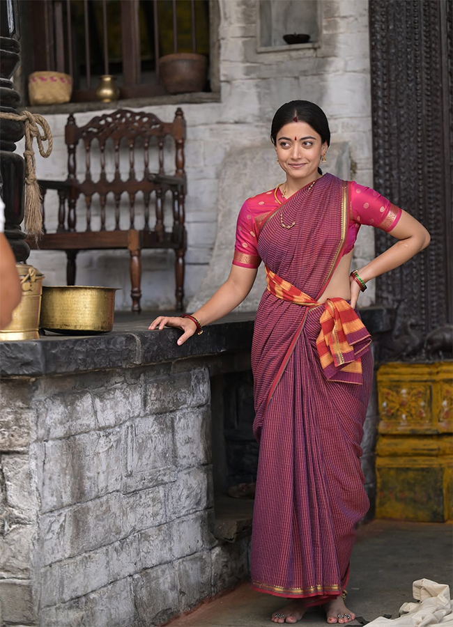 Actress Rashmika Mandanna Ranabaali Working Stills 10
