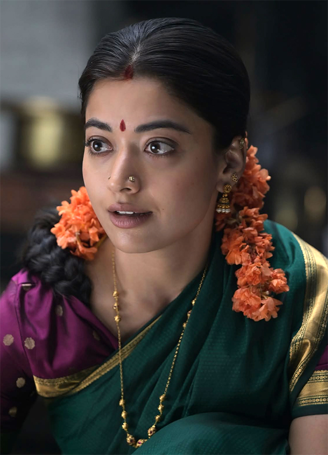 Actress Rashmika Mandanna Ranabaali Working Stills 2
